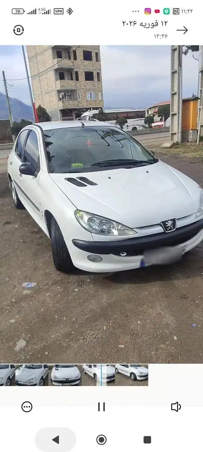 206تیپ2مدل89|خودرو سواری و وانت|آستارا, |دیوار