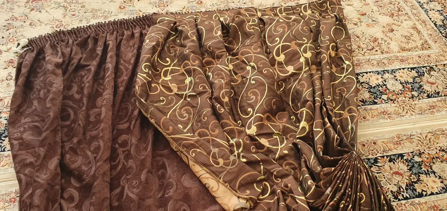 شال پرده در حد نو|پرده، رانر، رومیزی|ایلام, |دیوار