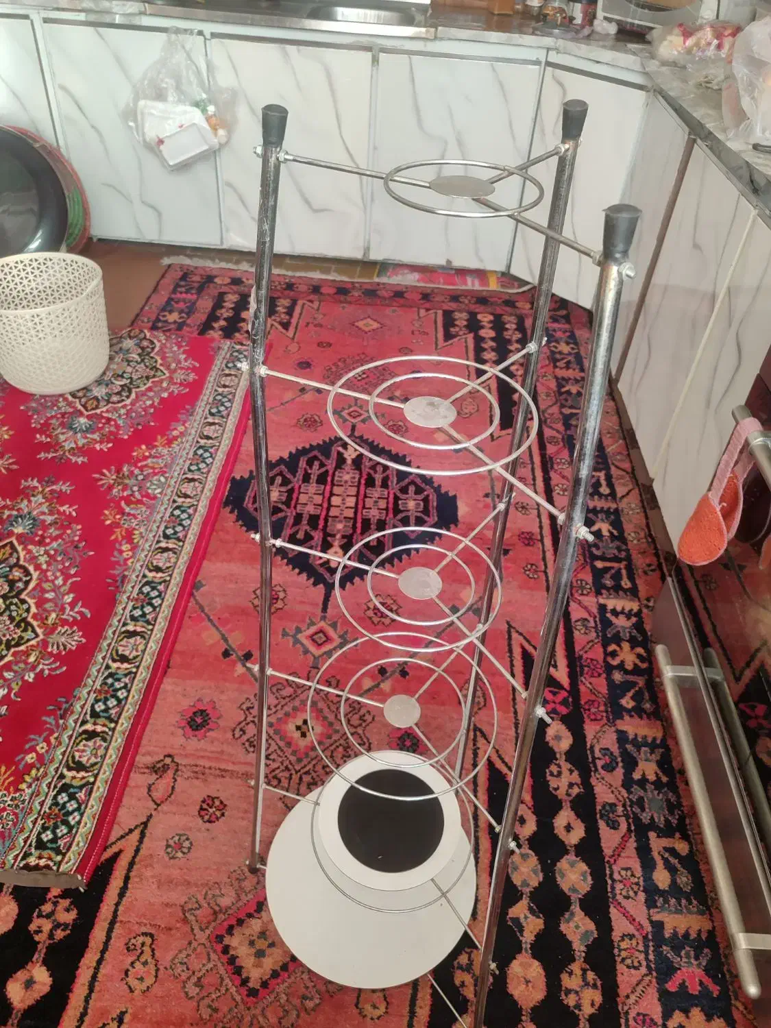 پایه نگهدارنده قابلمه|آب‌چکان و نظم‌دهنده ظروف|اصفهان, فرح آباد|دیوار