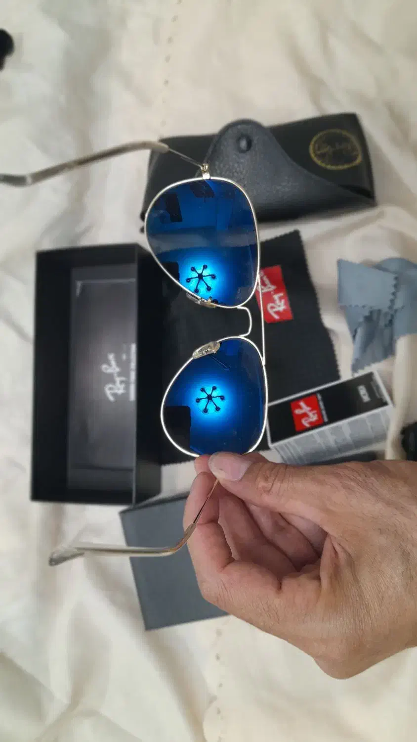 دوعدد عینک ریبن اصل ایتالیا|زیورآلات و اکسسوری|قرچک, پارس سرام|دیوار