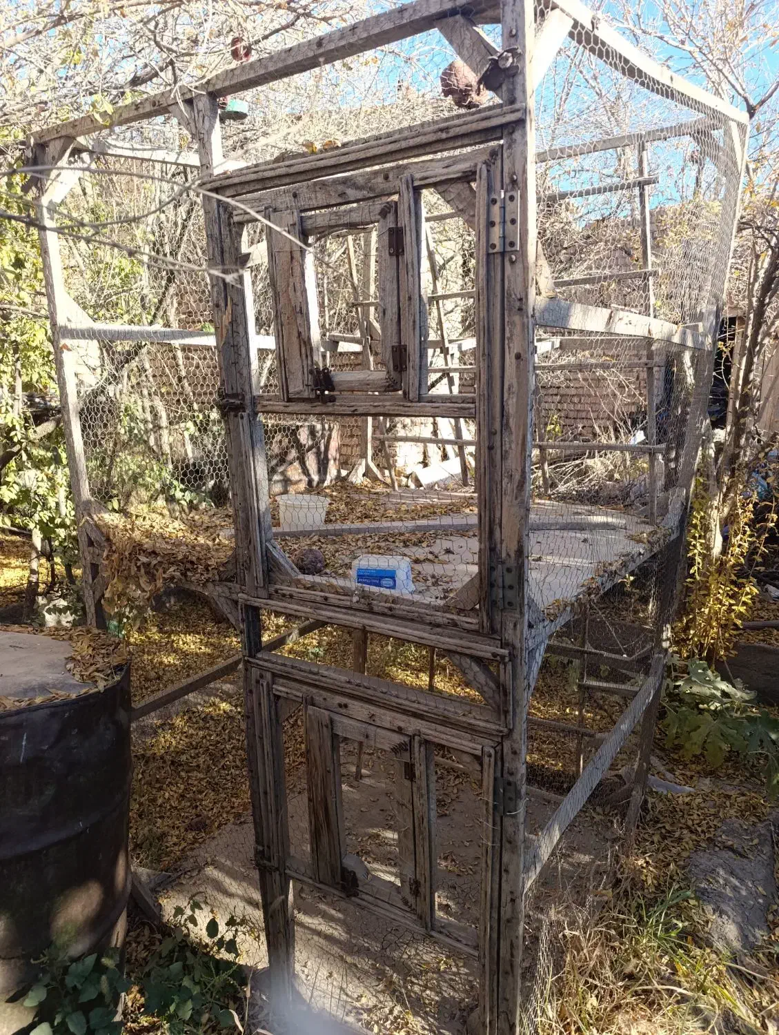 قفس چوبی کف ورق فلزی|پرنده|تربتحیدریه, پائین ولایت|دیوار