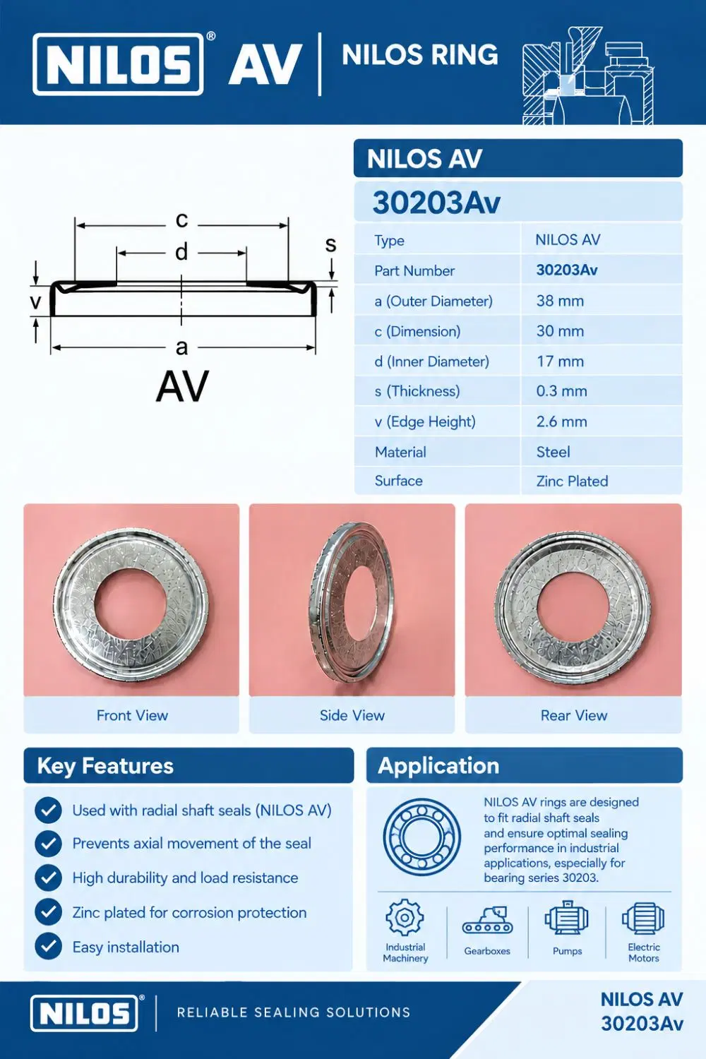 Nilos Ring 30203 AV|ماشینآلات صنعتی|بافق, |دیوار
