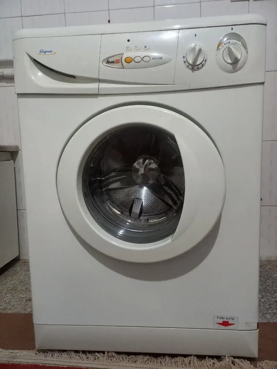 لباس شویی آبسال ۵کیلویی کاملا سالم|ماشین لباسشویی و خشککن لباس|مبارکه, |دیوار