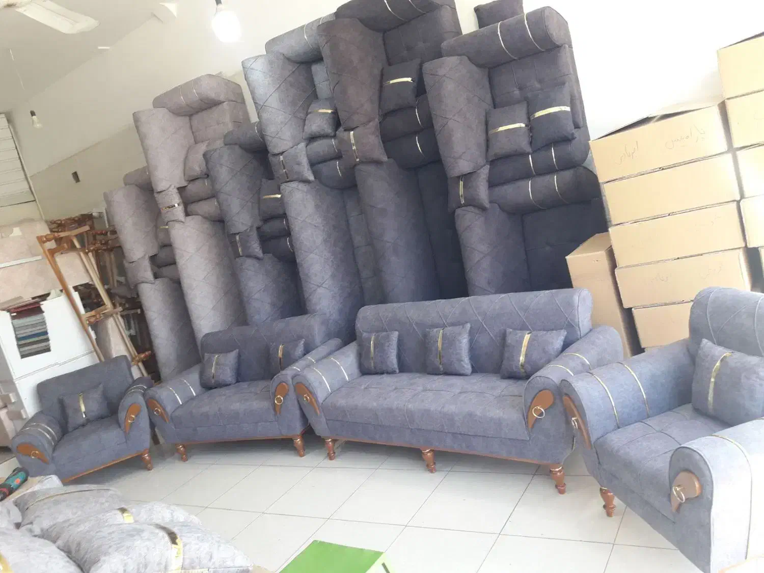 مبل مدل نگین++--|مبلمان خانگی و میز عسلی|قم, ولیعصر|دیوار