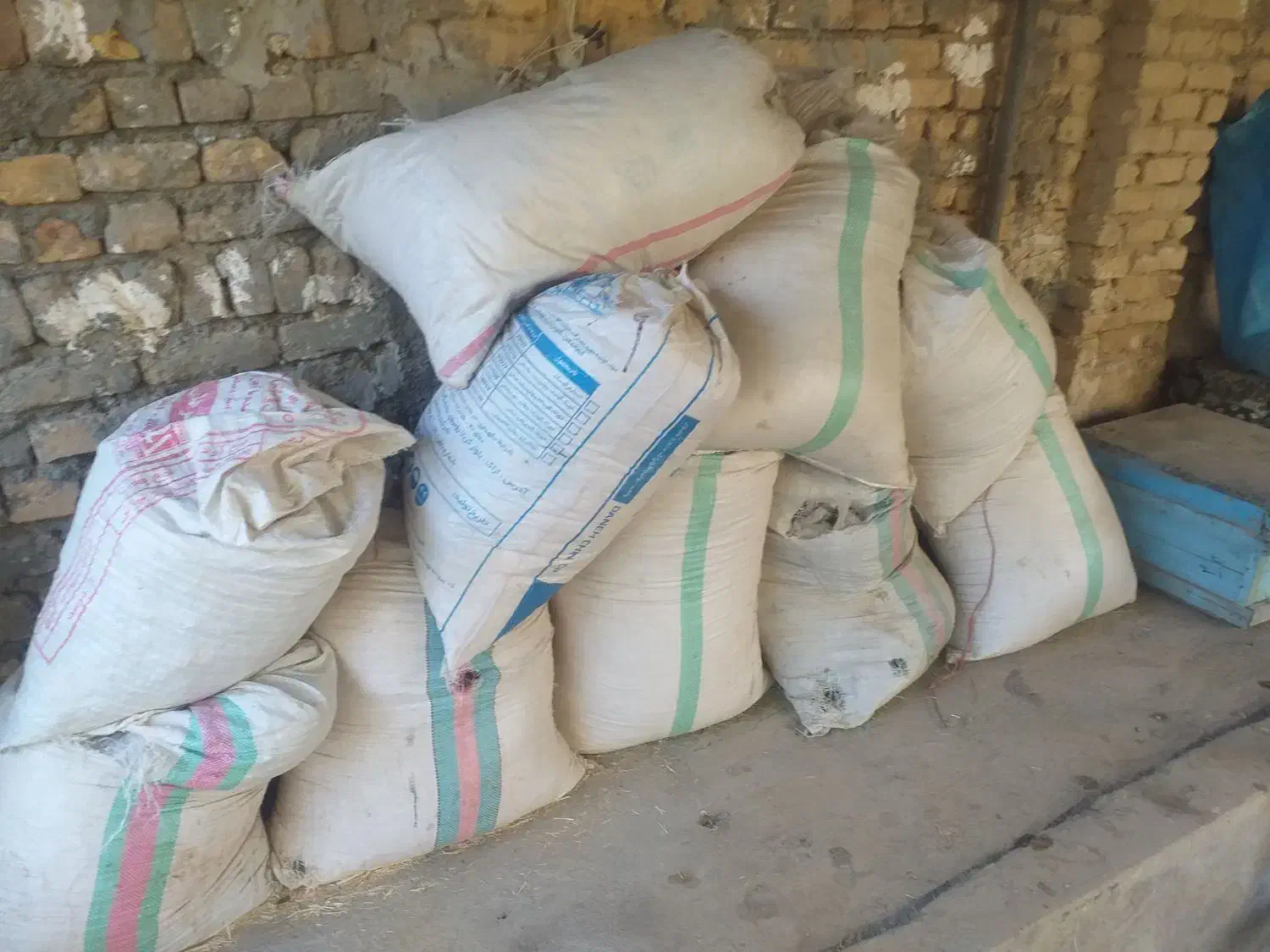 فروش مقداری کاه گندم ودوبسته یونجه ویک گونی جو|لوازم جانبی حیوانات|معصومیه, |دیوار