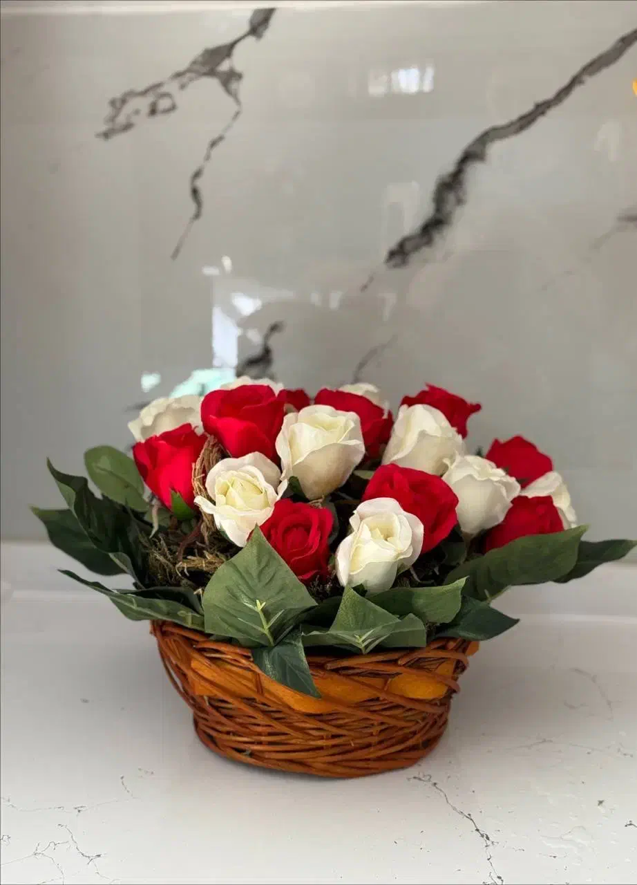 سبد گل مصنوعی|گل مصنوعی|کرج, کرج نو|دیوار