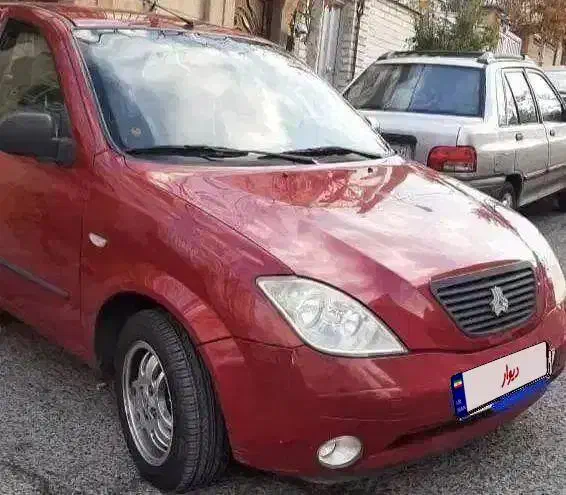 تیبا ۲ قرمز رنگ|خودرو سواری و وانت|تهران, مینیسیتی (شهرک نفت)|دیوار