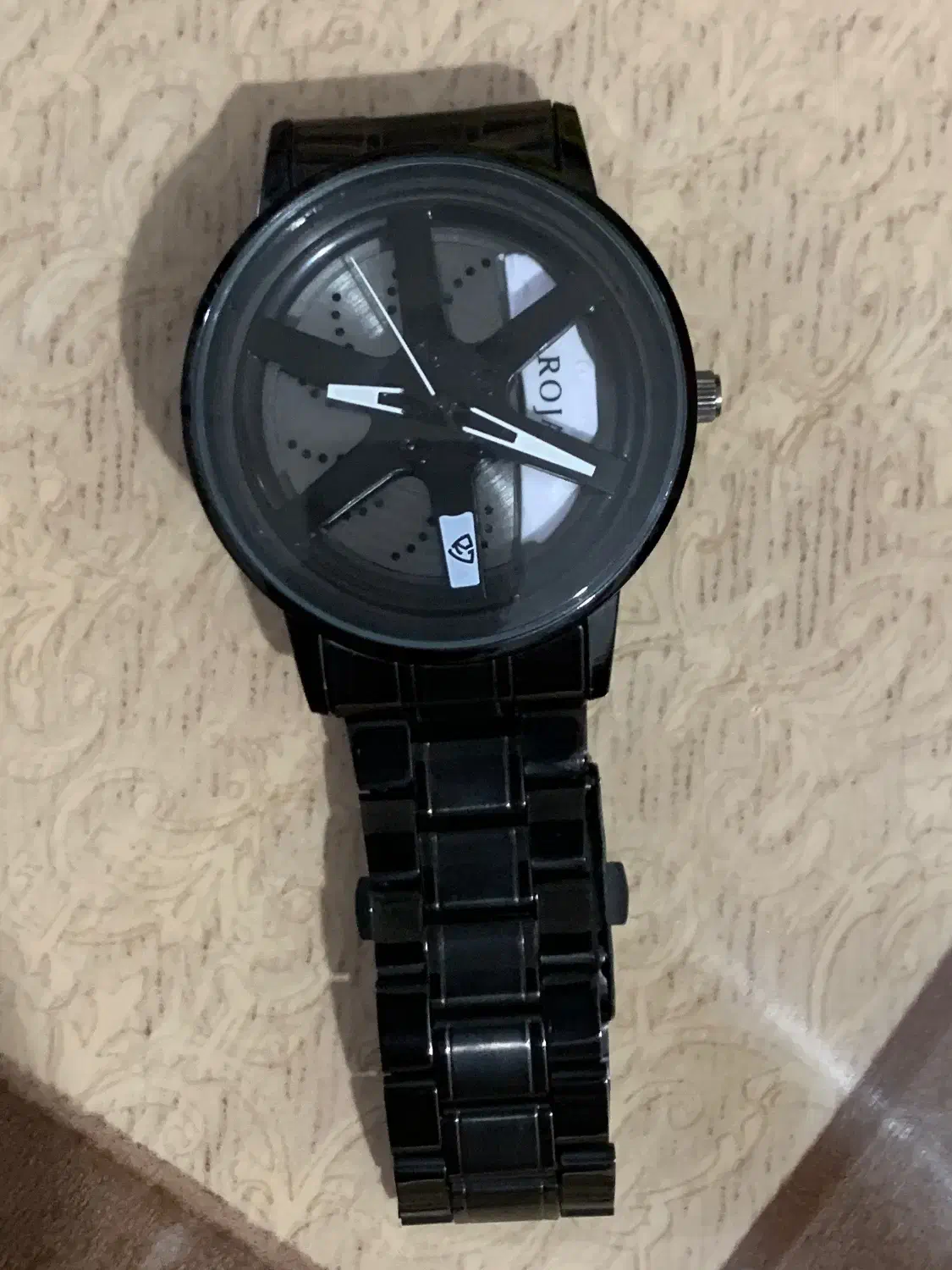 ساعت طرح رینگ چرخشی|ساعت|اهر, |دیوار