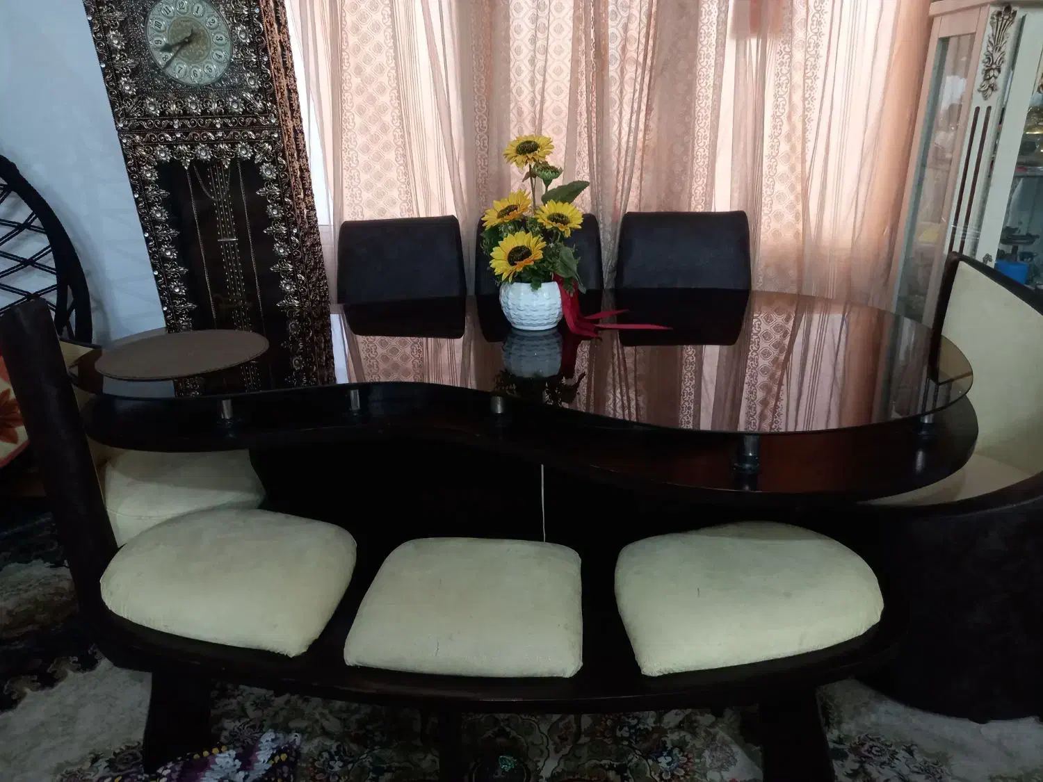 سرویس مبل هشت نفره بدون خوابیدی ابر|مبلمان خانگی و میز عسلی|تربت جام, مسکن ملی|دیوار