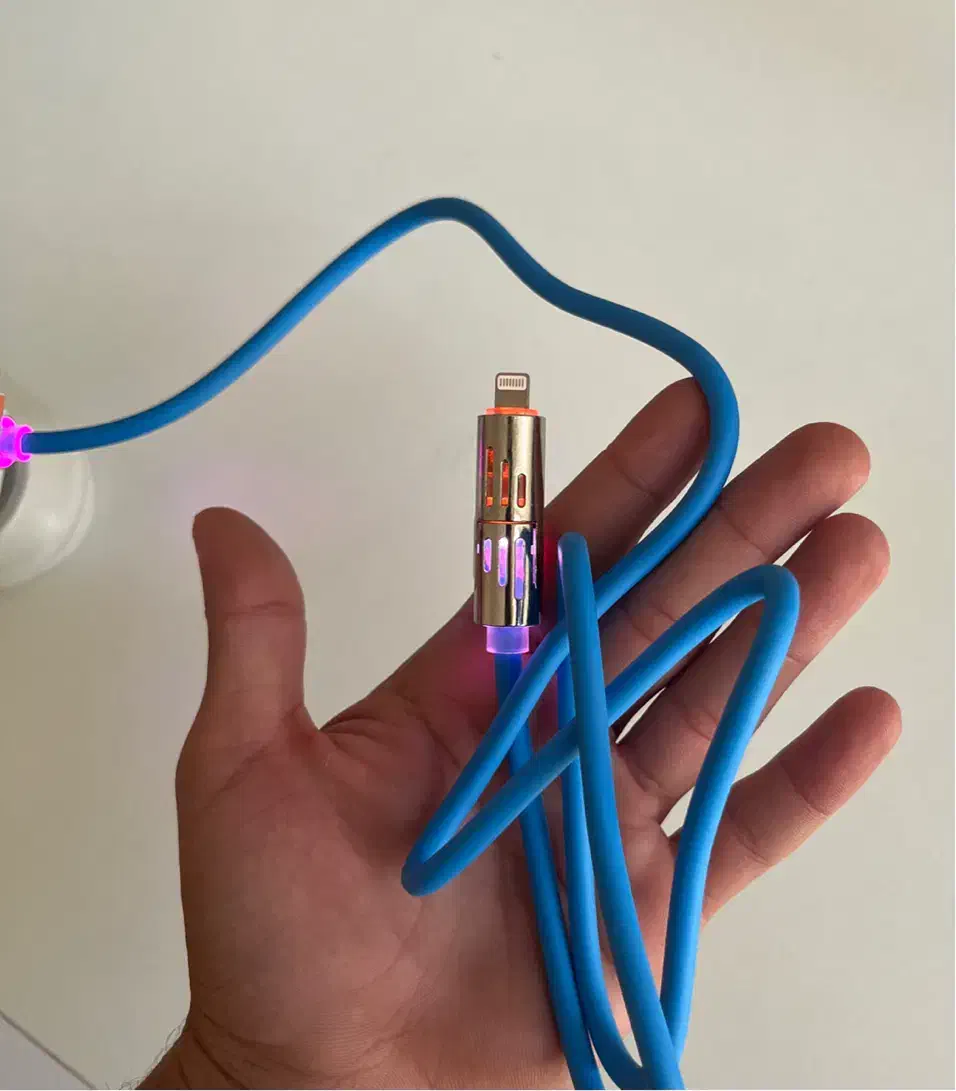 کابل شارژ بسیار پرقدرت 240 وات+کابل فست شارژ|لوازم جانبی موبایل و تبلت|مشهد, سید رضی|دیوار