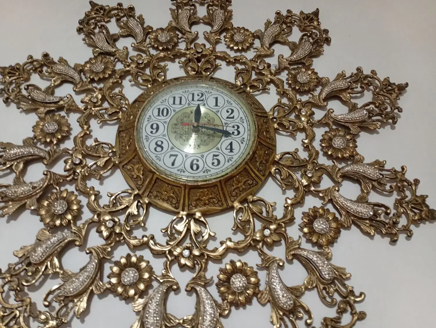 ساعت تمام برنجی|ساعت دیواری و تزئینی|قرچک, مهدیه|دیوار