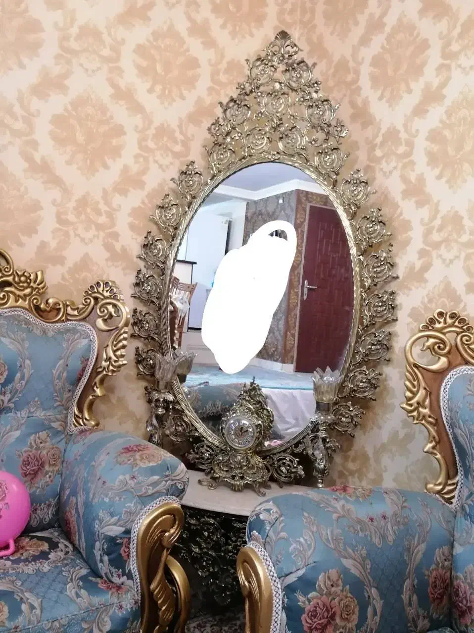 آینه شعمدان ساعت لوستر تابلو برنجی|آینه|تهران, بازار|دیوار