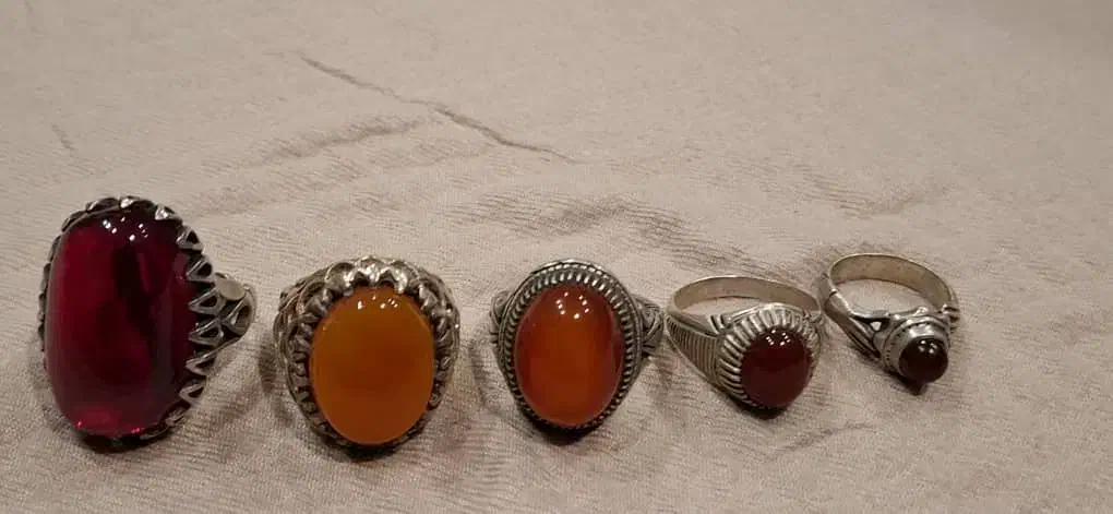 انگشتر نقره دست ساز|کلکسیون اشیاء عتیقه|کرمانشاه, |دیوار