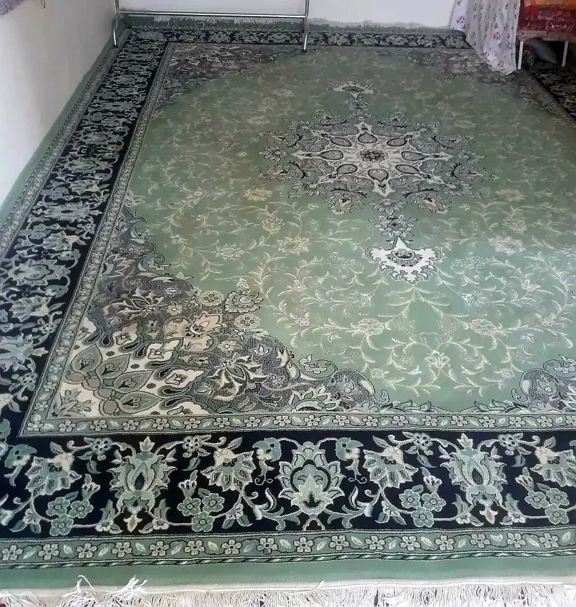 قالی ۱۲متری کاشان ۷۰۰شانه|فرش|قوچان, |دیوار