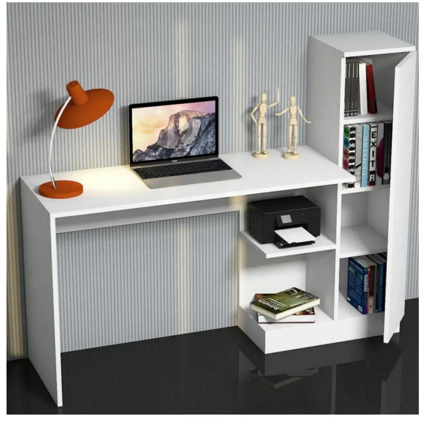 میزتحریر و کتابخانه مدرن کد 240|میز تحریر و کامپیوتر|تبریز, |دیوار