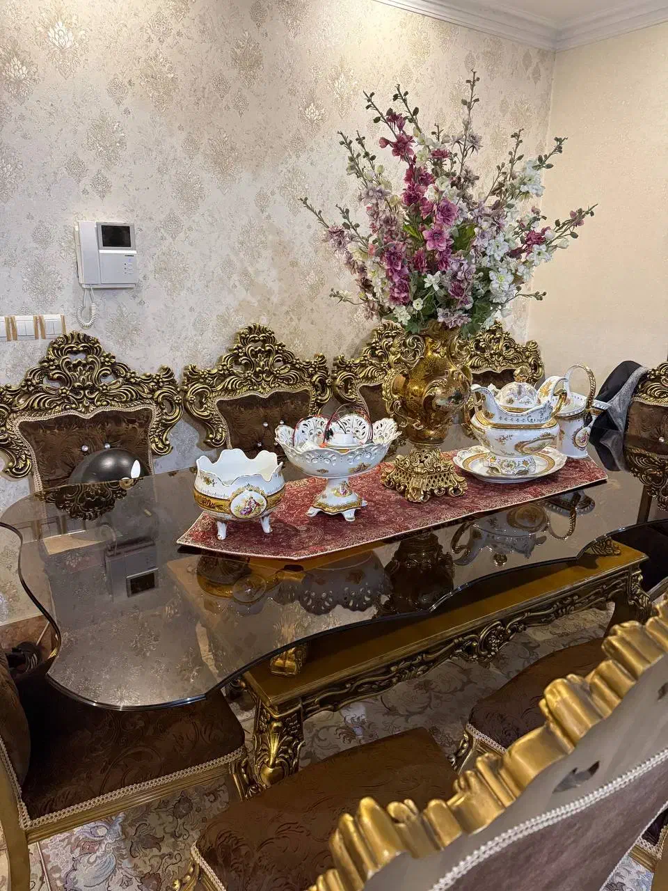 میز ناهار خوری ۸ نفره|میز و صندلی غذاخوری|تهران, گلستان (شهرک راه آهن)|دیوار