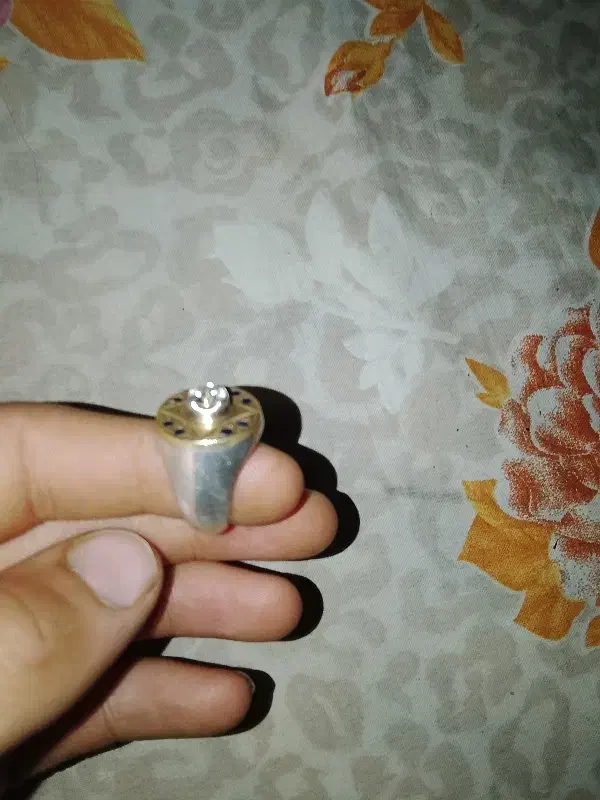 انگشتر نقره با نگیم الماس روس و برلیانه|جواهرات|پردیس, فاز ۵|دیوار