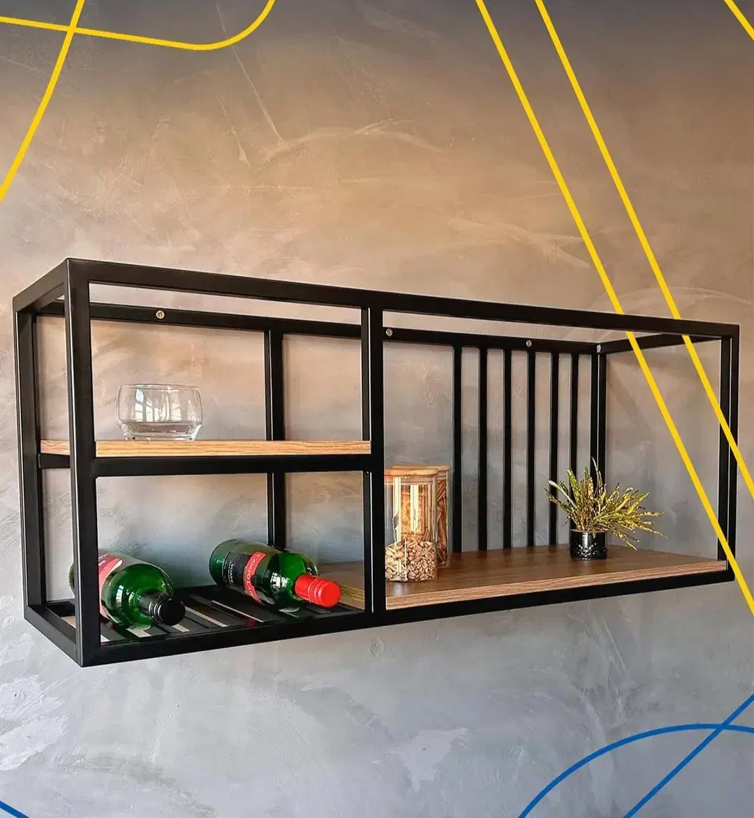 کتابخانه ، میز و صندلی ، شلف و آویز|کتابخانه، شلف، قفسه‌های دیواری|رشت, دیانتی|دیوار