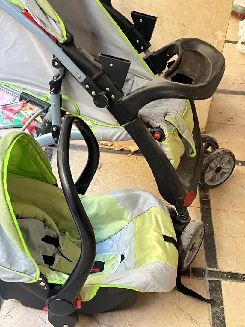 کالسکه و کریر مارک بیبی اسکای خارجی|کالسکه و لوازم جانبی|مشهد, آبکوه|دیوار