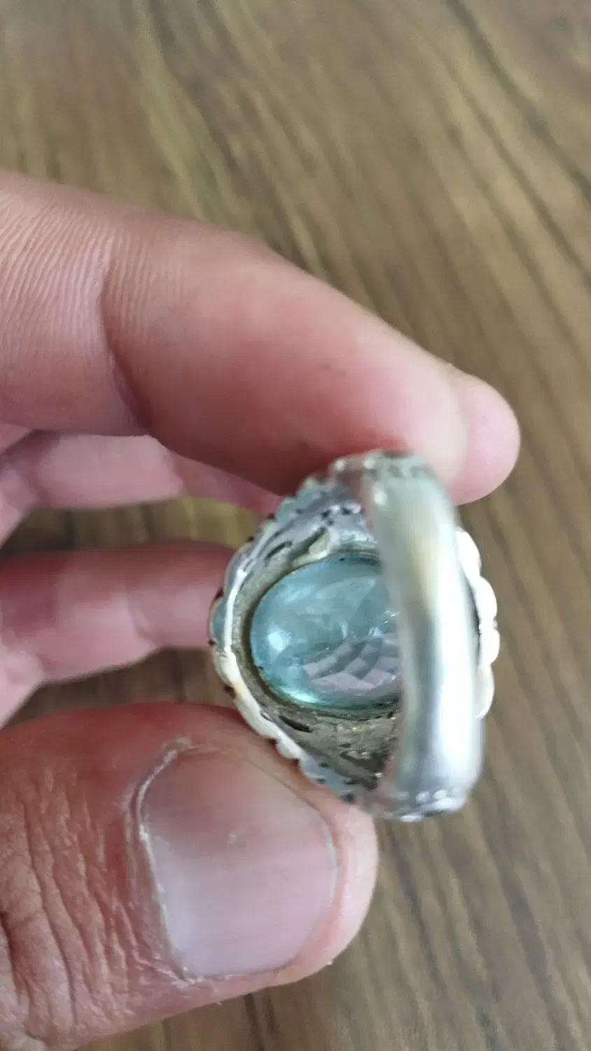 انگشتر توپاز اصل|جواهرات|نقده, |دیوار