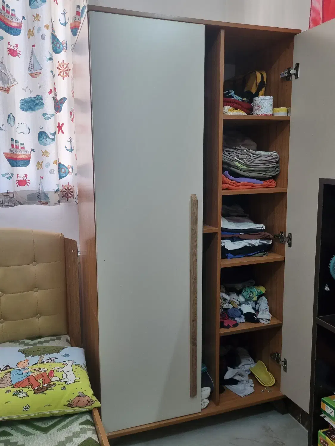 سرویس خواب نوزاد و نوجوان|تخت و صندلی بچه|فیروزکوه, |دیوار