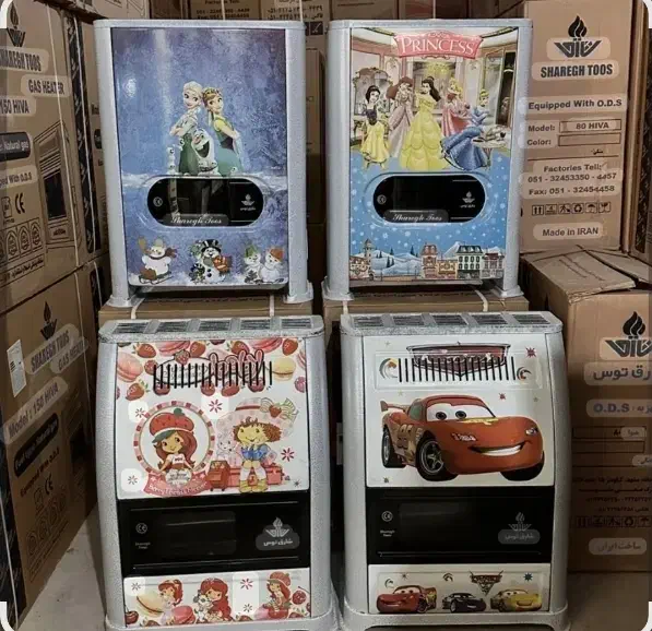 بخاری گازی طرح کودک توان با ضمانت شرکتی|بخاری، هیتر، شومینه|رشت, یخسازی|دیوار