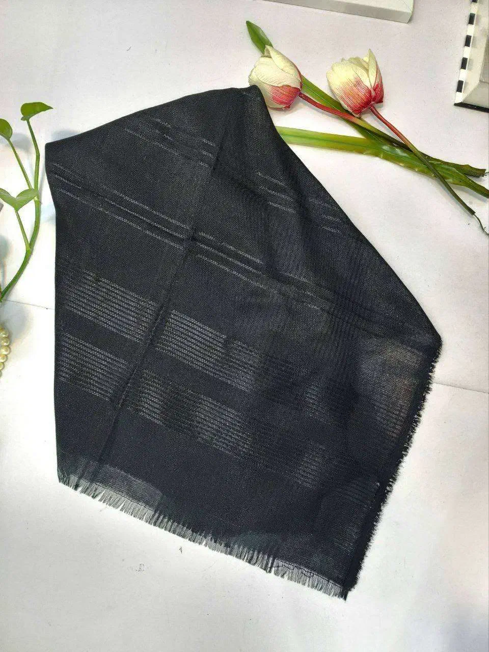 روسری نخی ساناز لمه دار فقط زیر 100تومن|لباس|کازرون, |دیوار