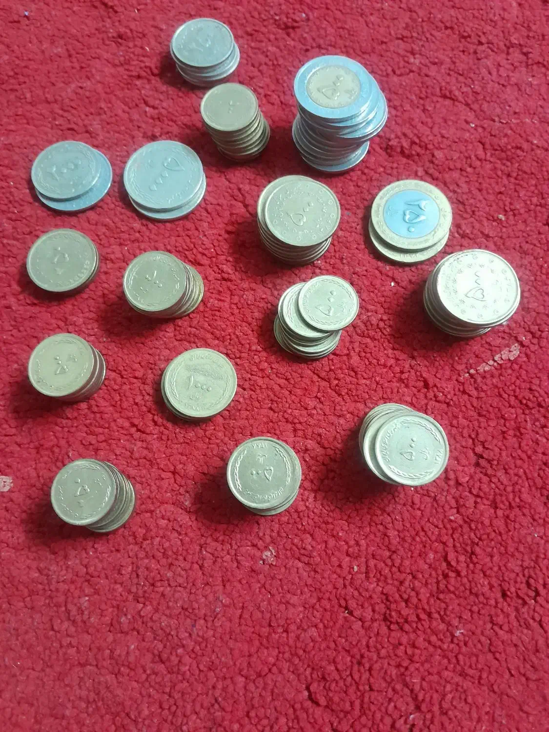 تعدادی سکه قدیمی سال ۸۰به بالا|کلکسیون سکه، تمبر، اسکناس|ملارد, |دیوار