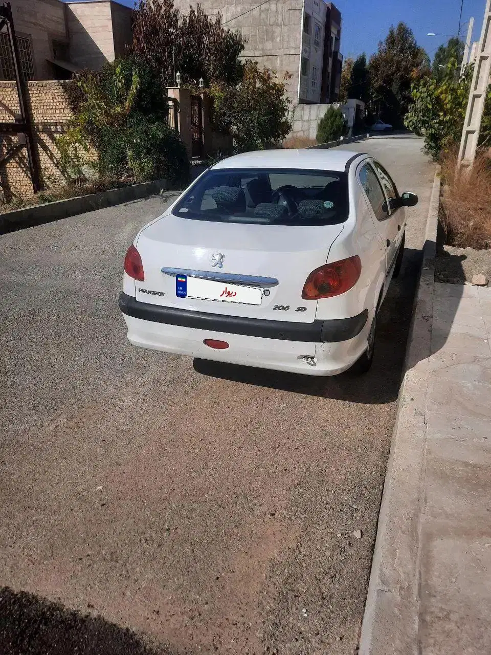 206 sdv8|خودرو سواری و وانت|هشتگرد, فاز ۲ مهستان|دیوار