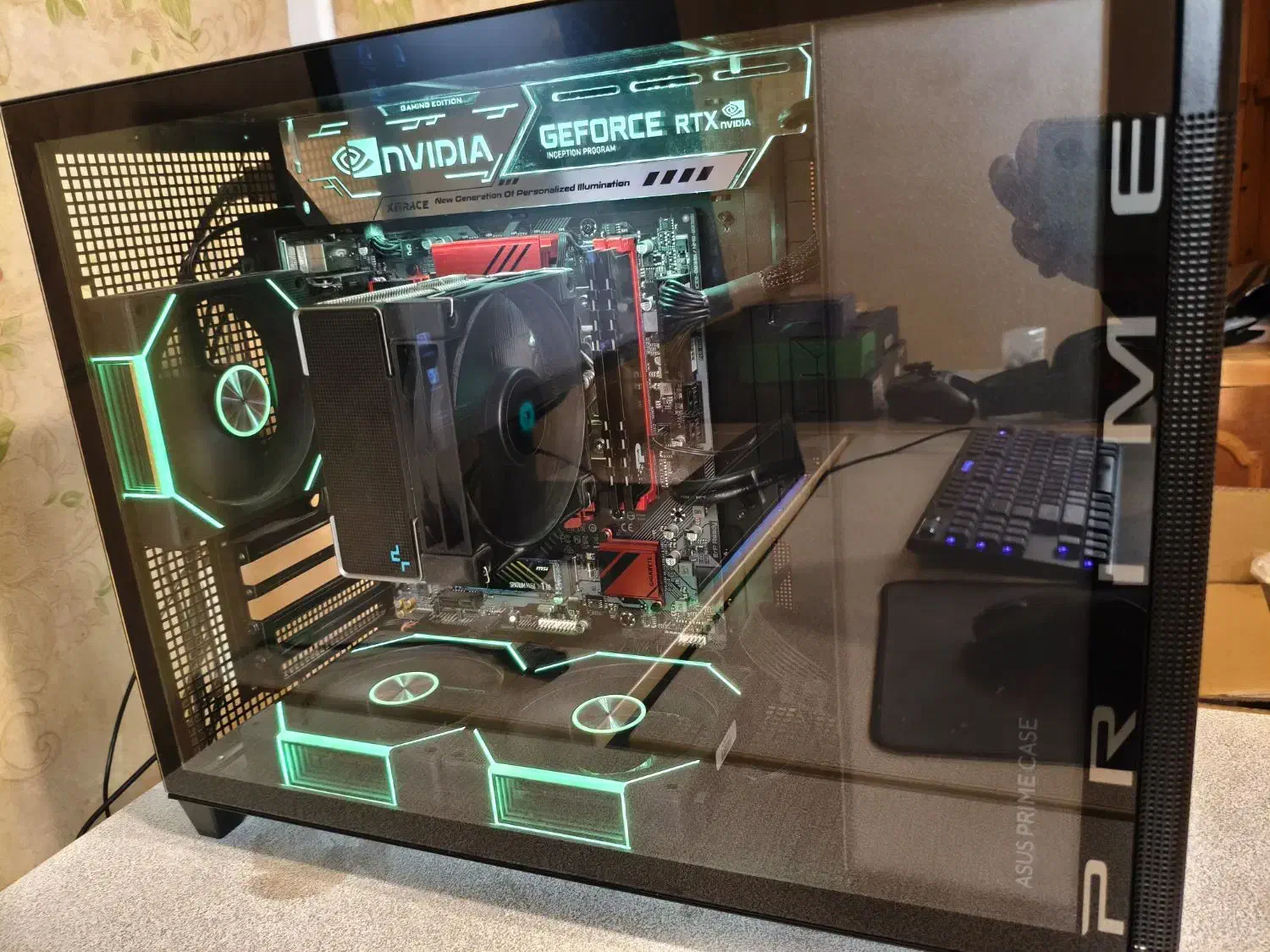 باندل وایفای دار گیم و رندر نسل ۱۲، رم 16GB DDR5|قطعات و لوازم جانبی رایانه|رشت, کاکتوس|دیوار