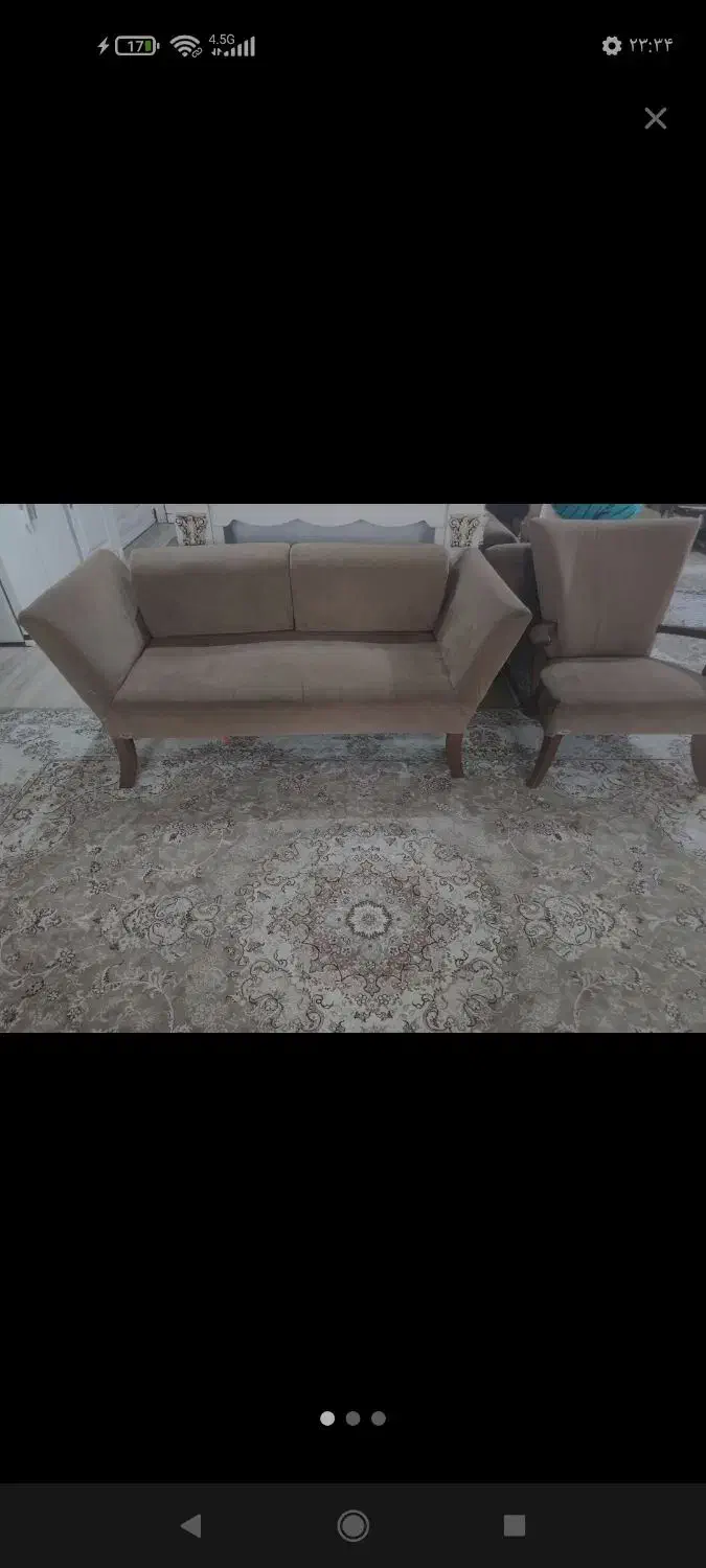 نیم ست|مبلمان خانگی و میز عسلی|کرج, شاهین‌ویلا|دیوار