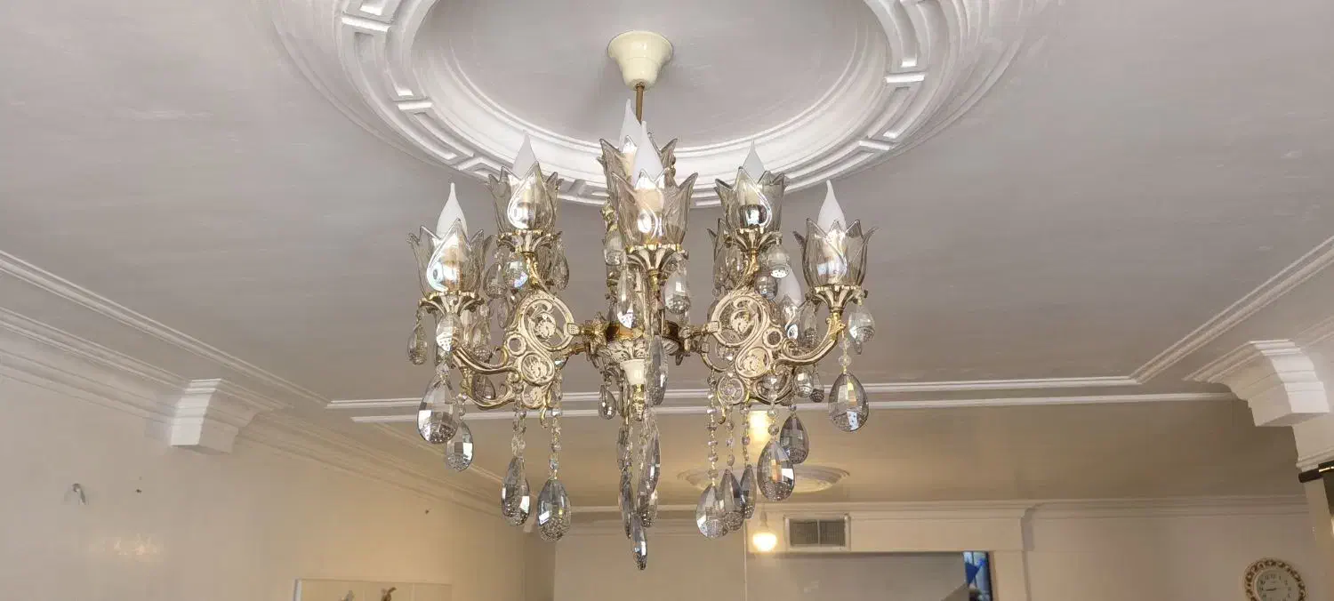 لوستر|لوستر و چراغ آویز|خرمآباد, |دیوار