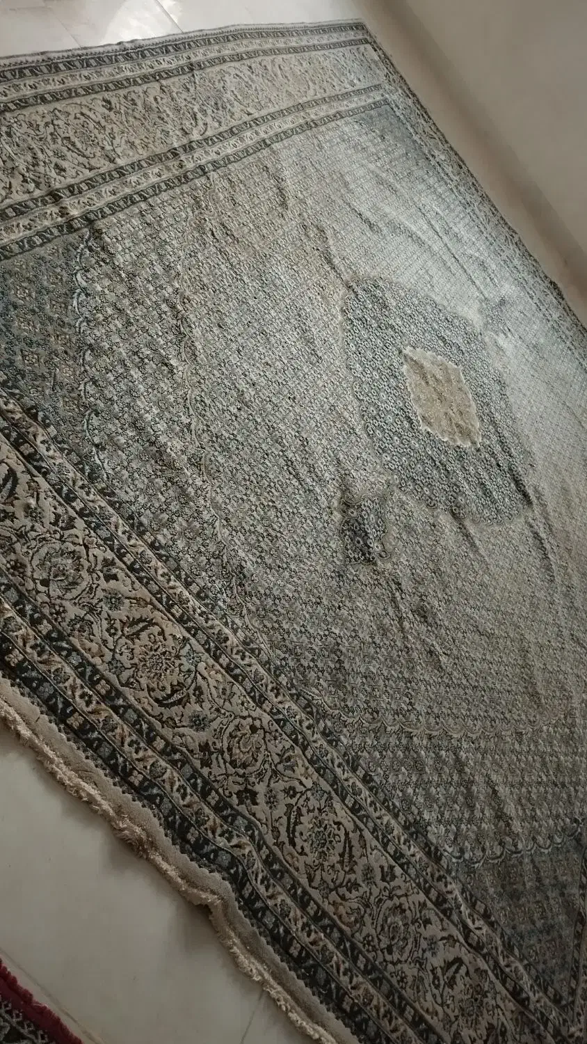 2 عدد فرش 12 متری رنگ قرمز و فیروزه ای|فرش|کنگاور, |دیوار