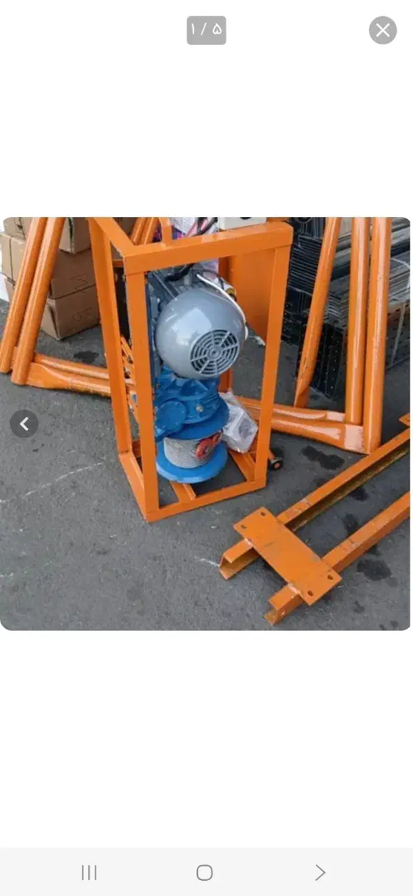 بالابر ساختمانی ۵۰۰کیلویی|مصالح و تجهیزات ساختمان|سرپل ذهاب, |دیوار