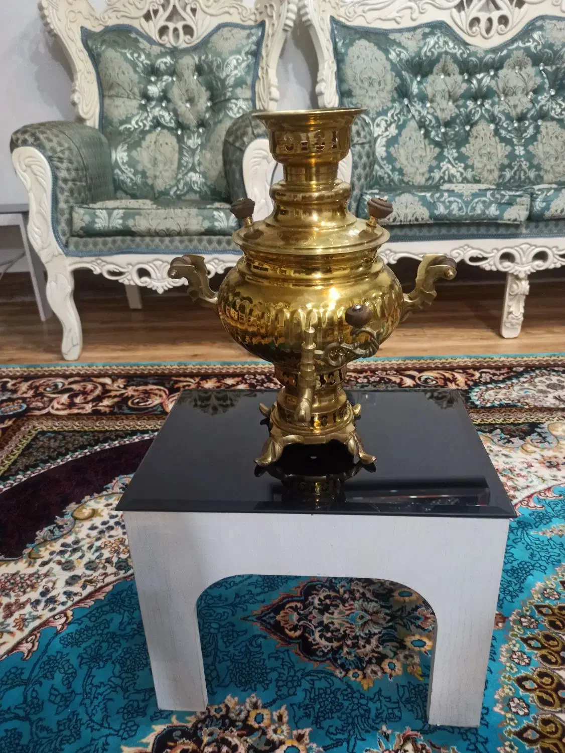 سماور زغالی ورق سنگین|سماور، چایساز، قهوهساز|قزوین, |دیوار