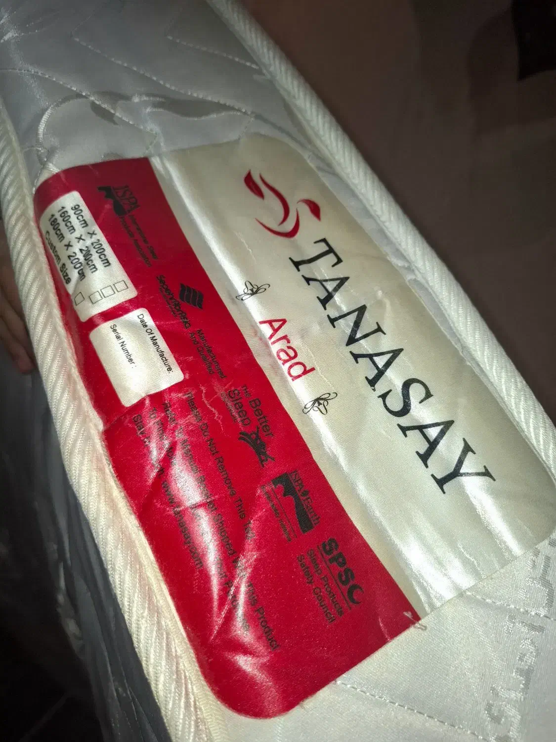 تشک دو نفره ۱۶۰ در ۲۰۰ فقط فقط یک ونیم|تخت و سرویس خواب|زنجان, |دیوار