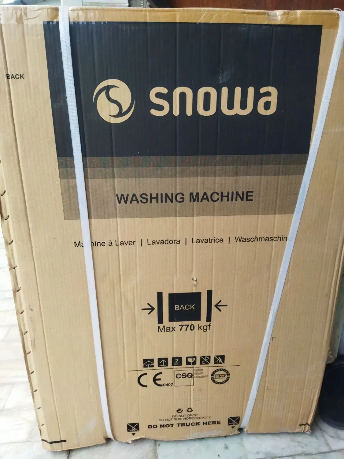 لباسشویی اسنوا نو|ماشین لباسشویی و خشک‌کن لباس|بندر گز, |دیوار