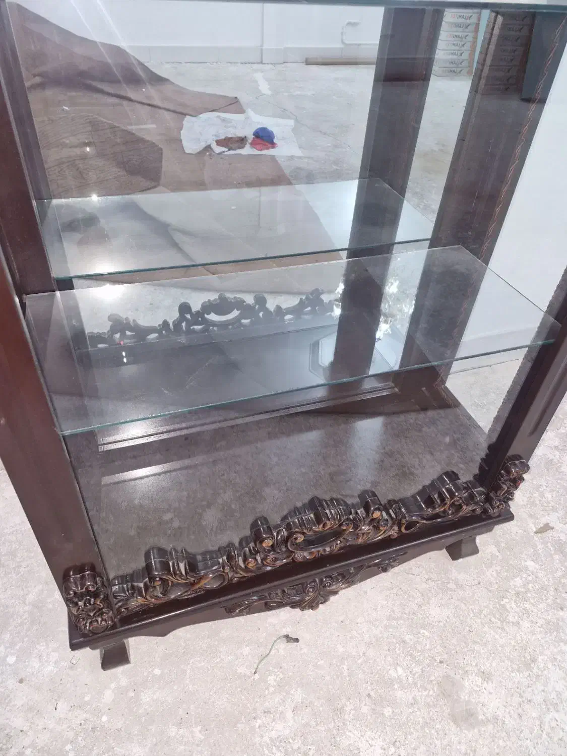 بوفه چهار طبقه چوب|بوفه، ویترین، کنسول|تبریز, |دیوار