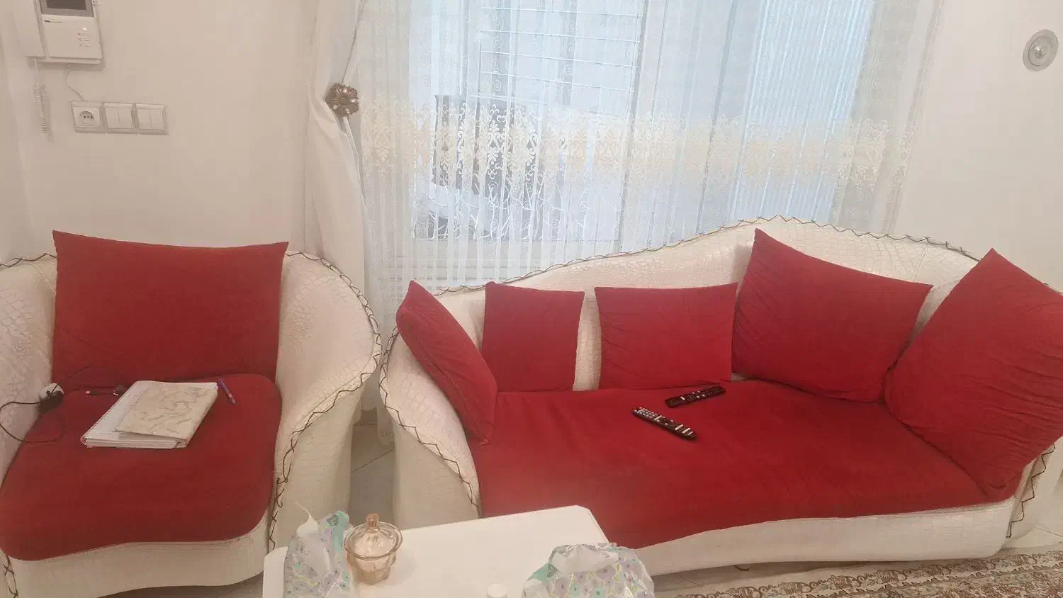 فروش مبل ۸نفره|مبلمان خانگی و میز عسلی|رشت, خمیران زاهدان|دیوار