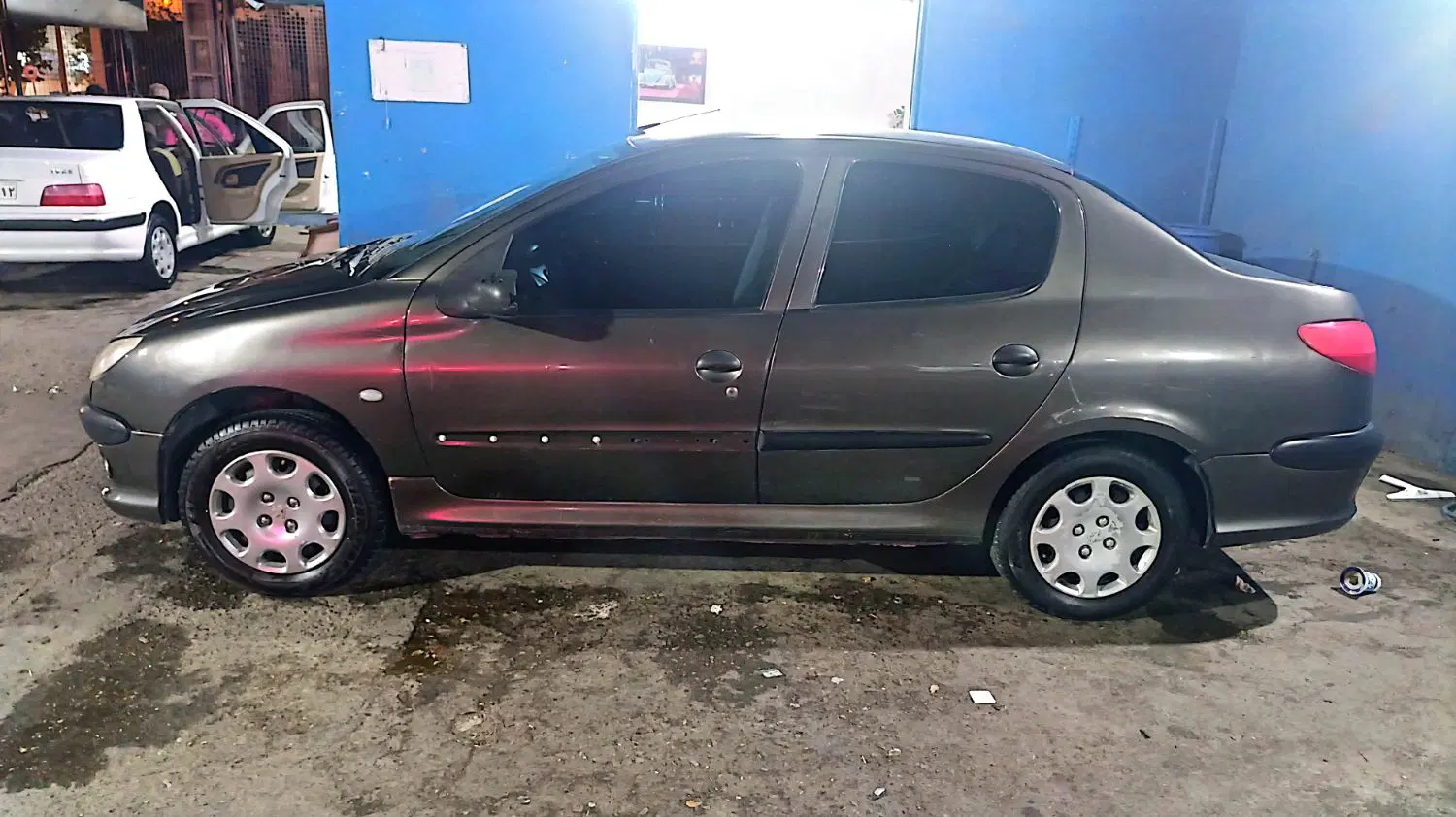 206 v8 sd 86|خودرو سواری و وانت|مشهد, کوه سنگی|دیوار