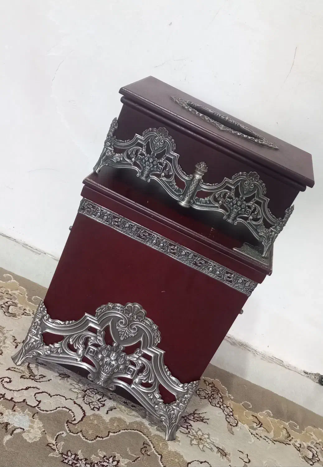 ست جا دستمالی و سطل زباله|صنایع دستی و سایر لوازم تزئینی|دماوند, گیلاوند|دیوار