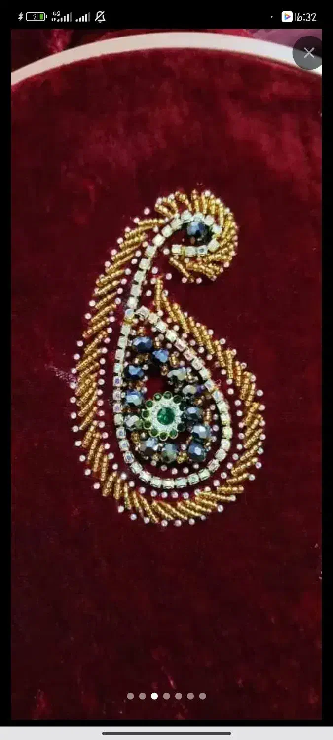 جواهر دوزی|لباس|لردگان, |دیوار