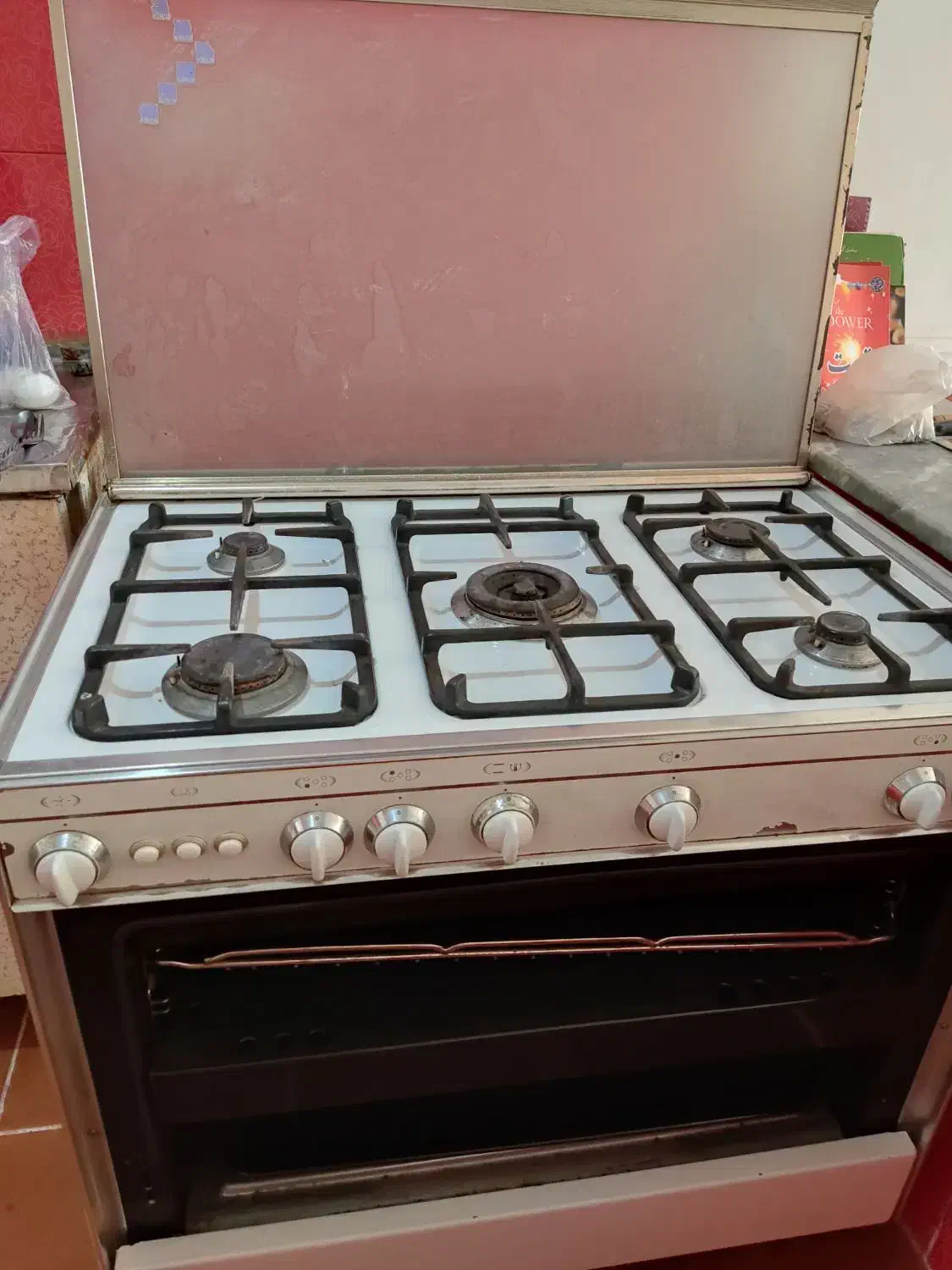 فرگاز پنج شعله|اجاق گاز و لوازم برقی پخت‌وپز|قم, بکایی|دیوار