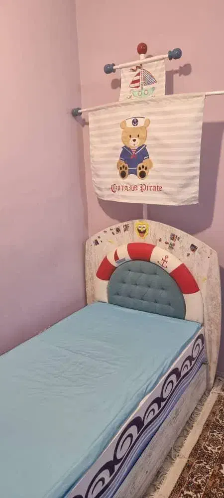 تخت کودک|تخت و سرویس خواب|جم, |دیوار