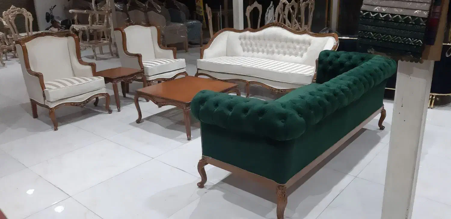 مبل،مبلمان کلاسیک طرح ۱۴۰۵|مبلمان خانگی و میز عسلی|شیراز, رکن‌آباد|دیوار