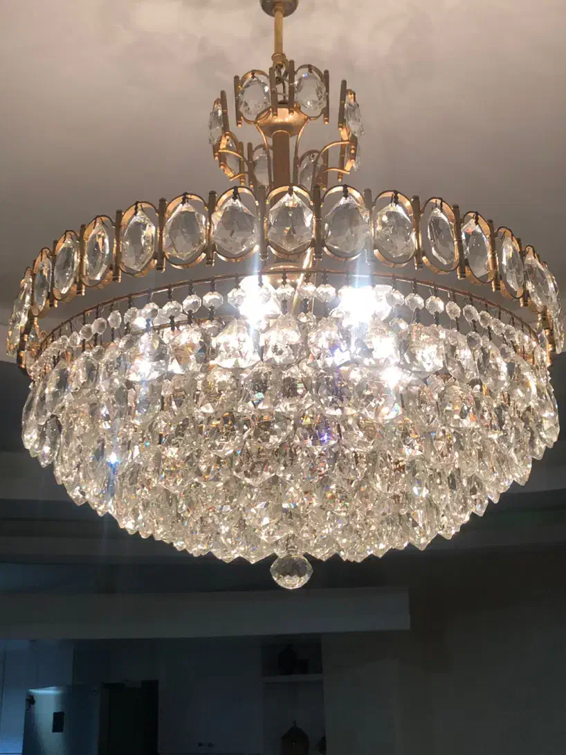 لوستر کریستالی|لوستر و چراغ آویز|کرج, شهرک بنفشه|دیوار