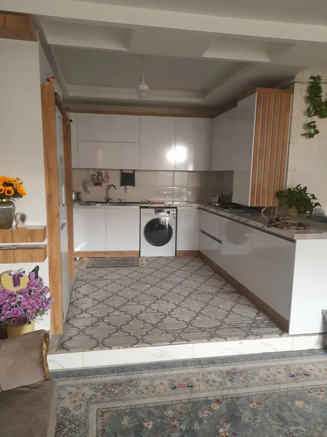 گلیم فرش|گلیم، جاجیم، گبه|صحنه, |دیوار