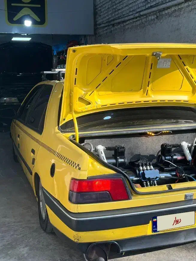 ۴۰۵مدل ۹۰ تاکسی دوگانه کارخانه|خودرو سواری و وانت|گرگان, |دیوار