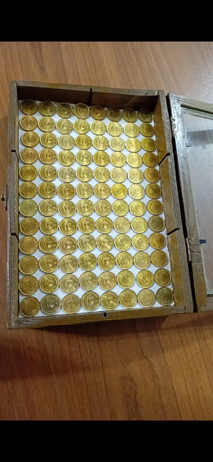 سکه برنز پهلوی ضرب یک|کلکسیون سکه، تمبر، اسکناس|کاشمر, |دیوار