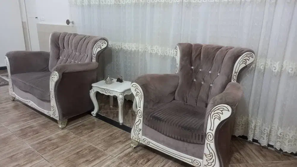 مبل و عسلی|مبلمان خانگی و میز عسلی|باغستان, |دیوار